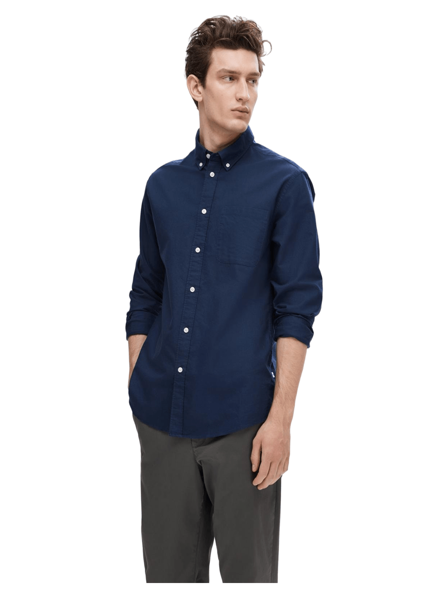Selected Men Skjorter 16077359_moonlitocean_2XL - Bygholm Menswear